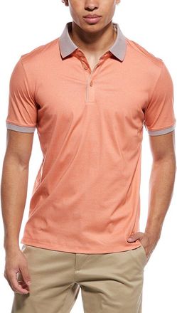 Raffi Jacquard Printed Polo Shirt