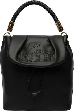 Love Moschino Tassen, Dames, Zwart, ONE Size, Nylon, Nylon Rugzak