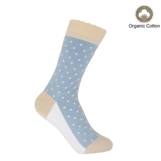 Peper Harow Pin Polka Womens Socks - Blue