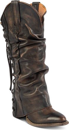 Freebird by Steven Jules Leather Western Boot in Black at Nordstrom, Size 11