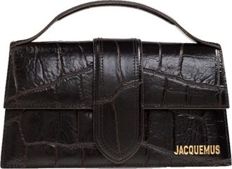 Jacquemus Womens Le Grand Bambino Shoulder Bag - Brown Leather - One Size