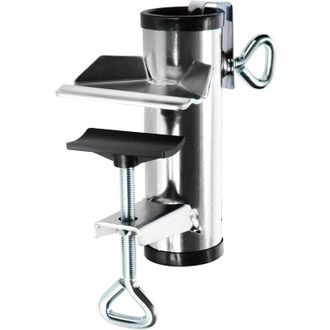 OEM Soporte Met&aacute;lico Para Sombrilla - Soporte Para Sombrilla De Balc&oacute;n, Terraza O Mesa - Soporte Para Sombrilla De Balc&oacute;n Xl (&oslash; 25-38 Mm) - Crezuo