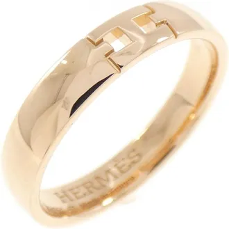 Herm&egrave;s Pink Gold (18K) Band Ring (Pre-Owned)
