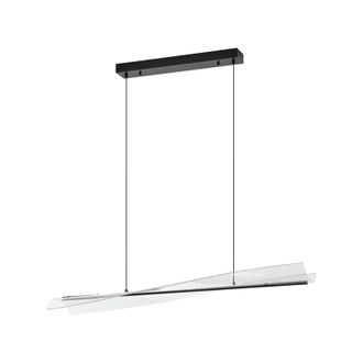 Lucande Lucande L&aacute;mpara Colgante vellia En Negro De Metal