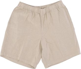 Obey Linnen Korte Broek Haver - Heren - Korte Broeken - Beige - XL - Linnen - Korte Broeken