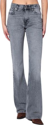 Haikure Slim Flora Grijze Jeans - Dames - Bootcut Jeans - Grijs - W26 - Jeans