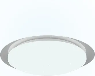 Trio Plaf&oacute;n Para Exterior Frodeno Blanco Efecto Estrella Ip44 Lighting