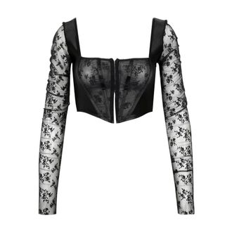 Aniye By Dames, Blouses & Shirts, Zwart, Maat: M