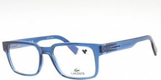 Lacoste Mens Blue Rectangular Eyeglass Frames L2928
