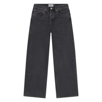 A Gold E Straight Jeans, female, Gray, Size: W25 Low Rise Loose