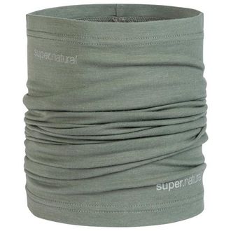 super.natural Wanderlust Neckwarmer Schlauchschal - Unisex | oliv/gr&uuml;n