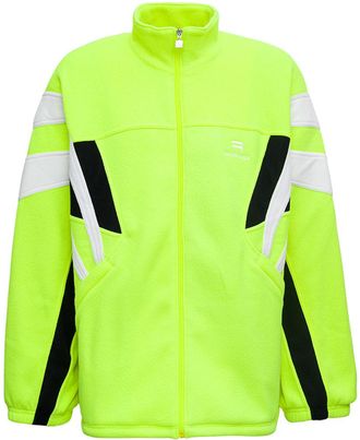 Balenciaga Yellow Mock Collar Jacket