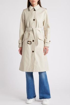 Barbour Camilla Waterproof Trench Coat in Mist/classic at Nordstrom Rack, Size 12 Us / 16 Uk