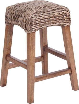 Jonathan Y Designs Maui 25.5in Rustic Bohemian Backless Counter Stool