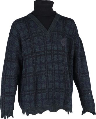 Balenciaga Balenciaga BB Laurel coltrui van veelkleurige wol