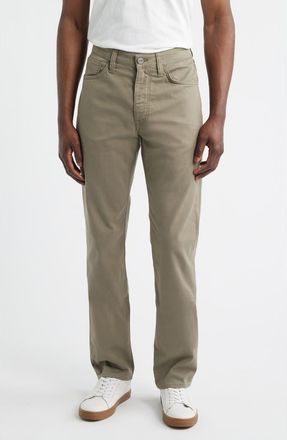 34 Heritage Courage CoolMax Straight Leg 5-Pocket Pants in Light Olive Coolmax at Nordstrom, Size 30 X 32