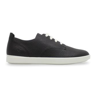 Ecco Ecco Leisure 205133 Leather Womens Fashion Trainers - Black - Size:UK 5-5.5