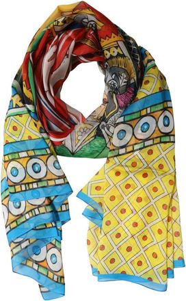 Dolce & Gabbana Stole Sjaal - Dames - Zijden sjaals - Veelkleurig - ONE Size - Accessoires
