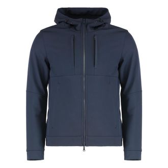 Paul & Shark Paul & Shark, Zip-throughs, male, Blue, Size: M Techno Fabric Jacket