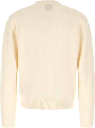 Casablanca Mens White Wool Cardigan Clothing