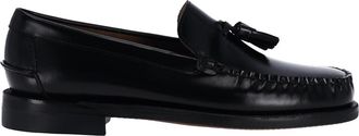Sebago Black Classic Will Tassel Leather Loafers