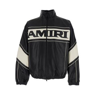 Amiri Leather Outerwears Nero-Uomo
