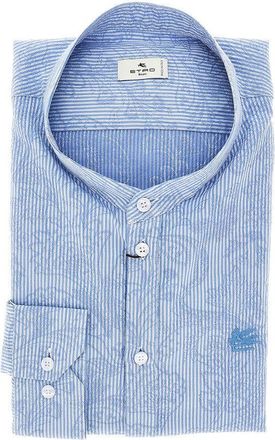 Etro Cotton shirt with Paisley motif Man XXL