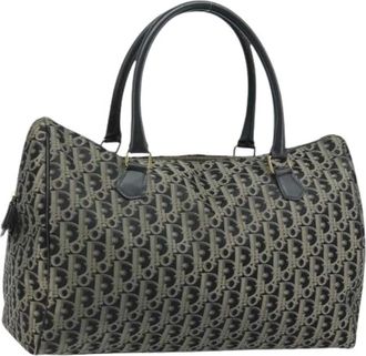 Dior Pre-owned Handbags, female, Black, Size: ONE SIZE Pre-owned Vintage Boston Bag