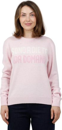 MC2 Saint Barth New Queen Sweater - Dames - Ronde hals truien - Roze - S - Wol - Truien & Vesten