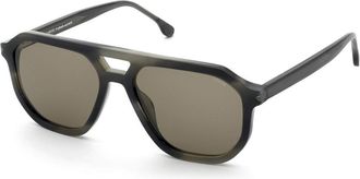 Lozza SL4397 Maratea 7 0AHU Mens Sunglasses Grey Size 58