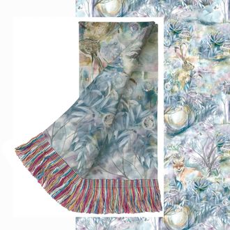 Voyage Maison Fox and Hare Animal Throw