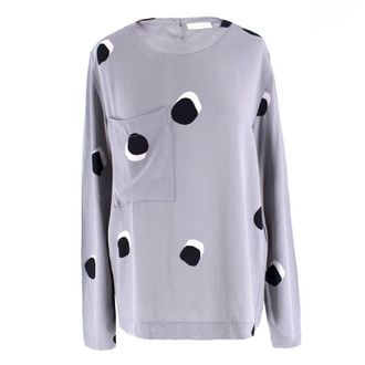 Stine Goya Grey Long-Sleeved Top Size XS