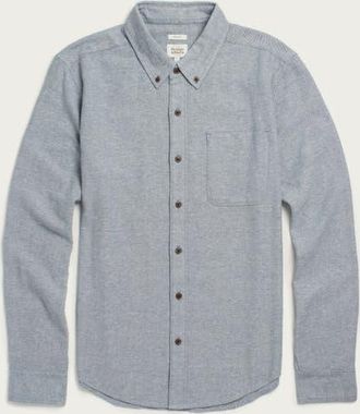 Bridge & Burn Sutton Slim Shirt in Denim Twill at Nordstrom, Size Xx-Large