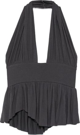 Gimaguas Dera Halterneck Peplum Top