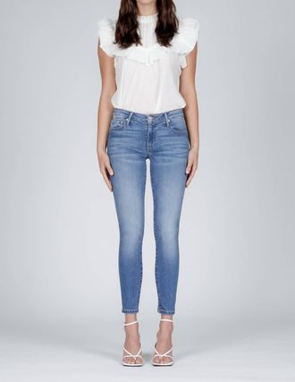 Black Orchid Jude Mid Rise Crop Jean In Dance Machine