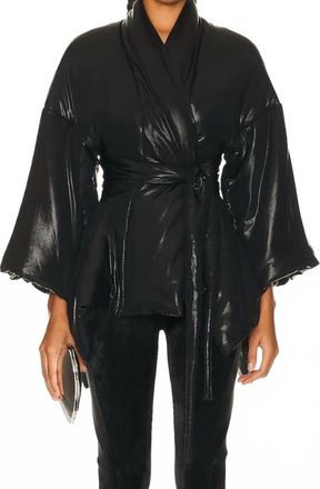 Rick Owens Tommywing Jacket In Black