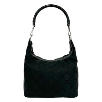 Gucci Pre-owned Shoulder Bags, female, Black, Size: ONE SIZE Pre-owned Vintage Shoulder Bag