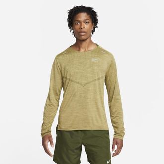Nike Nike Dri-FIT ADV Techknit Ultra Langarm-Laufoberteil für Herren - Grün