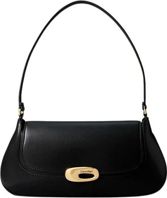 Calvin Klein Tassen, Dames, Zwart, ONE Size, Borsa Tracolla