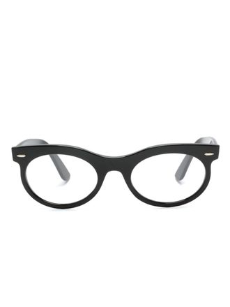 Ray-Ban Occhiali Wayfarer ovali - Nero