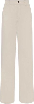 Kiton Denim Tailored Jeans - Dames - Loose Fit Jeans - Beige - S - Denim - Jeans