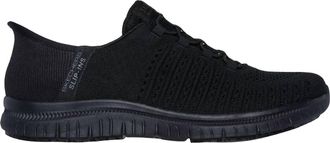 Skechers Womens Slip-Ins Work Slip-Resistant Virtue Valsea Shoes In Black