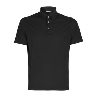 Zanone Hombre, Camisetas, Negro, Talla: M