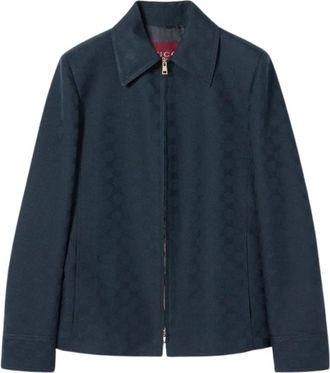 Gucci Mujer, Chaquetas, Azul, Talla: L