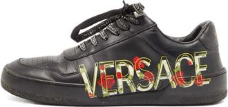 Versace Sneakers con logo - Nero
