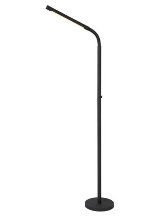 Lucide L&aacute;mpara de lectura de metal con 1 LED integrado, negro