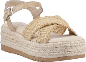 Hush Puppies Jemma Espadrille Polyurethane Dames Tan Sandalen