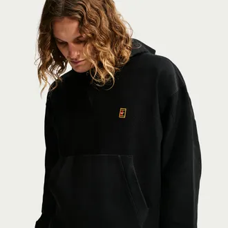 Nike Mens Club Rules French Terry Hoodie in Black | IQ8420-010