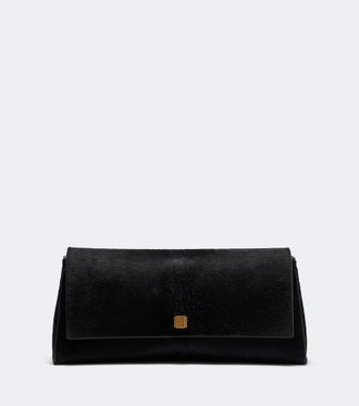 Khaite Audrey Medium calf hair clutch