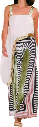 Temperley London Idol wide leg sequin trousers Size XS